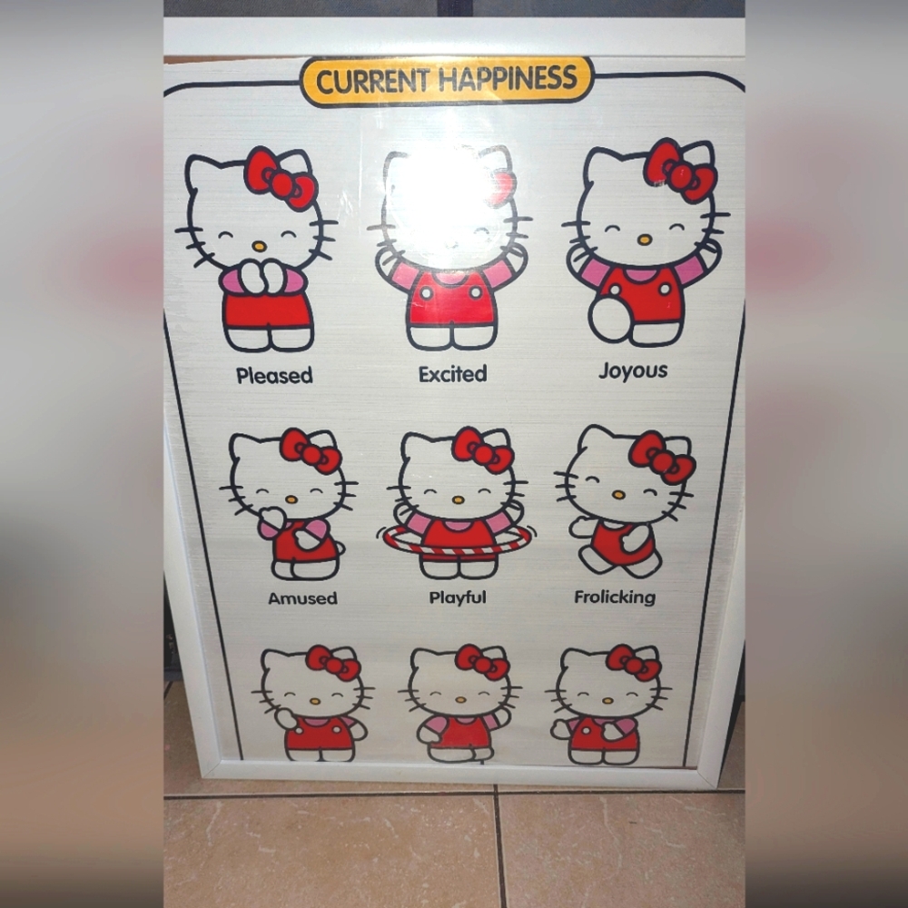 Hello Kitty framed pioster